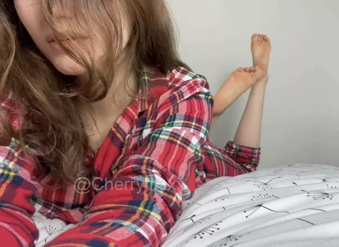 I might try and tempt you to stay in bed a little longer. My feet need some attention π