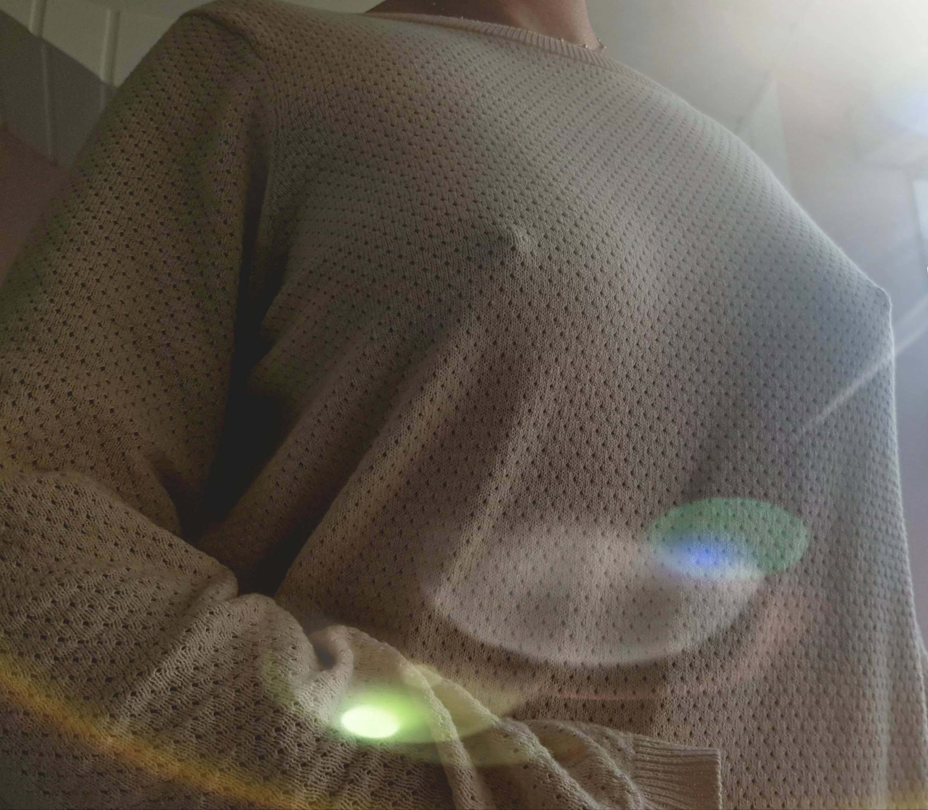 I must have forgotten my bra. Crazy? 🙈