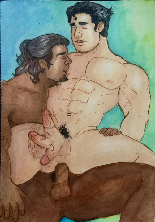 I need opinions part 2 Bolin and Tonraq ( watercolor) check my twitter and my patreon if you wanna help me out 🥰🥰
