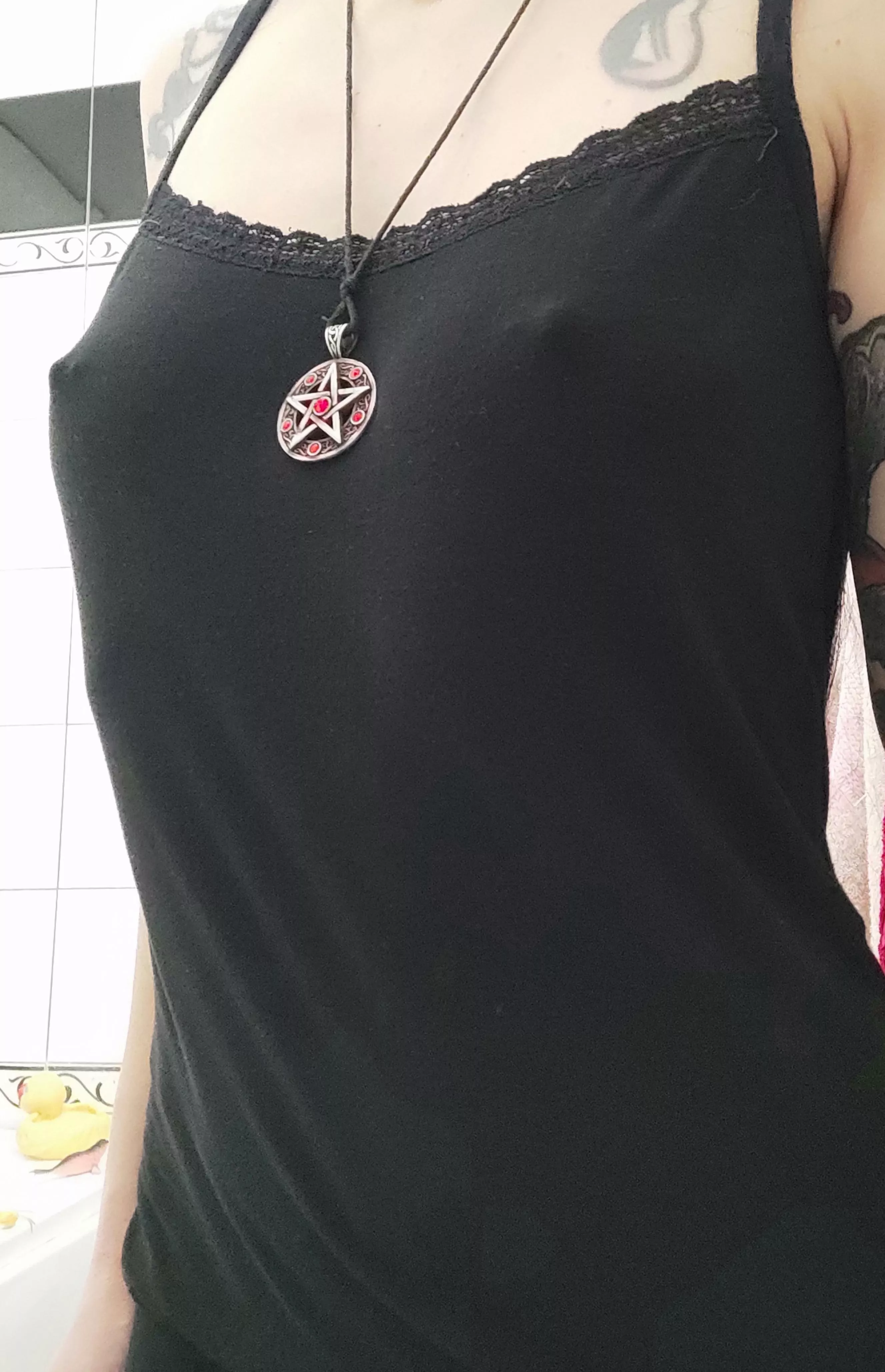 I never wear bra anyway I never wear bra anyway