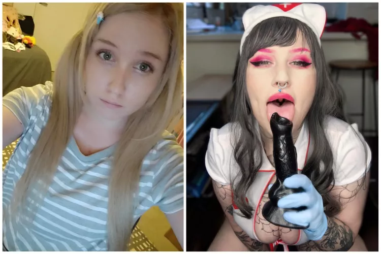 I often forget how far I’ve come. I was once shy mousy little blonde girl, now a ravenous slutty alternative fuck doll. I love how hedonistic and feminine I’m becoming 🥰