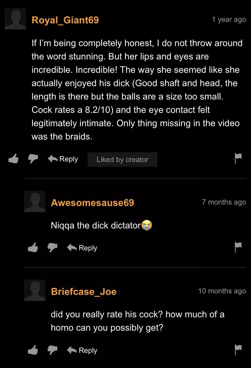 I rate this cock an 8.2/10 I rate this cock an 8.2/10
