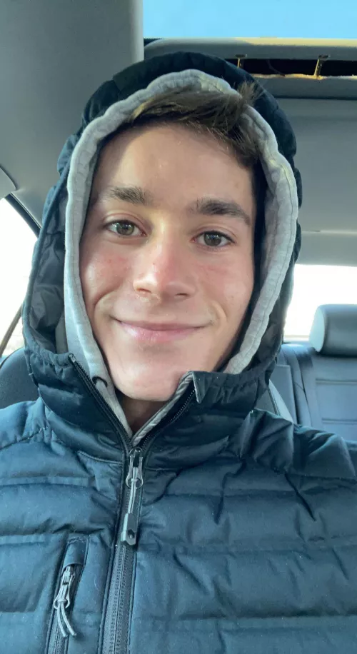 I realized my jacket matches my car seats I realized my jacket matches my car seats