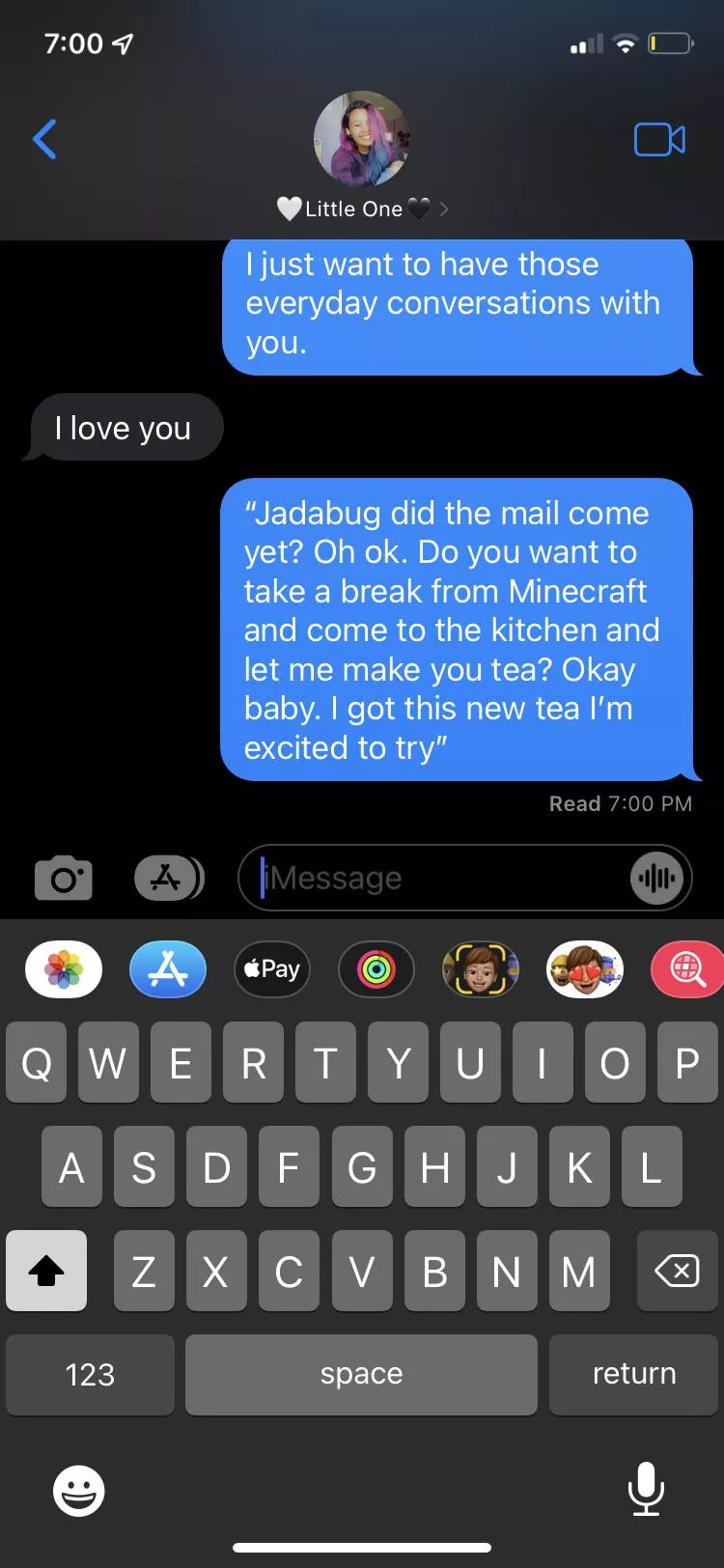 I really do love the middle parts