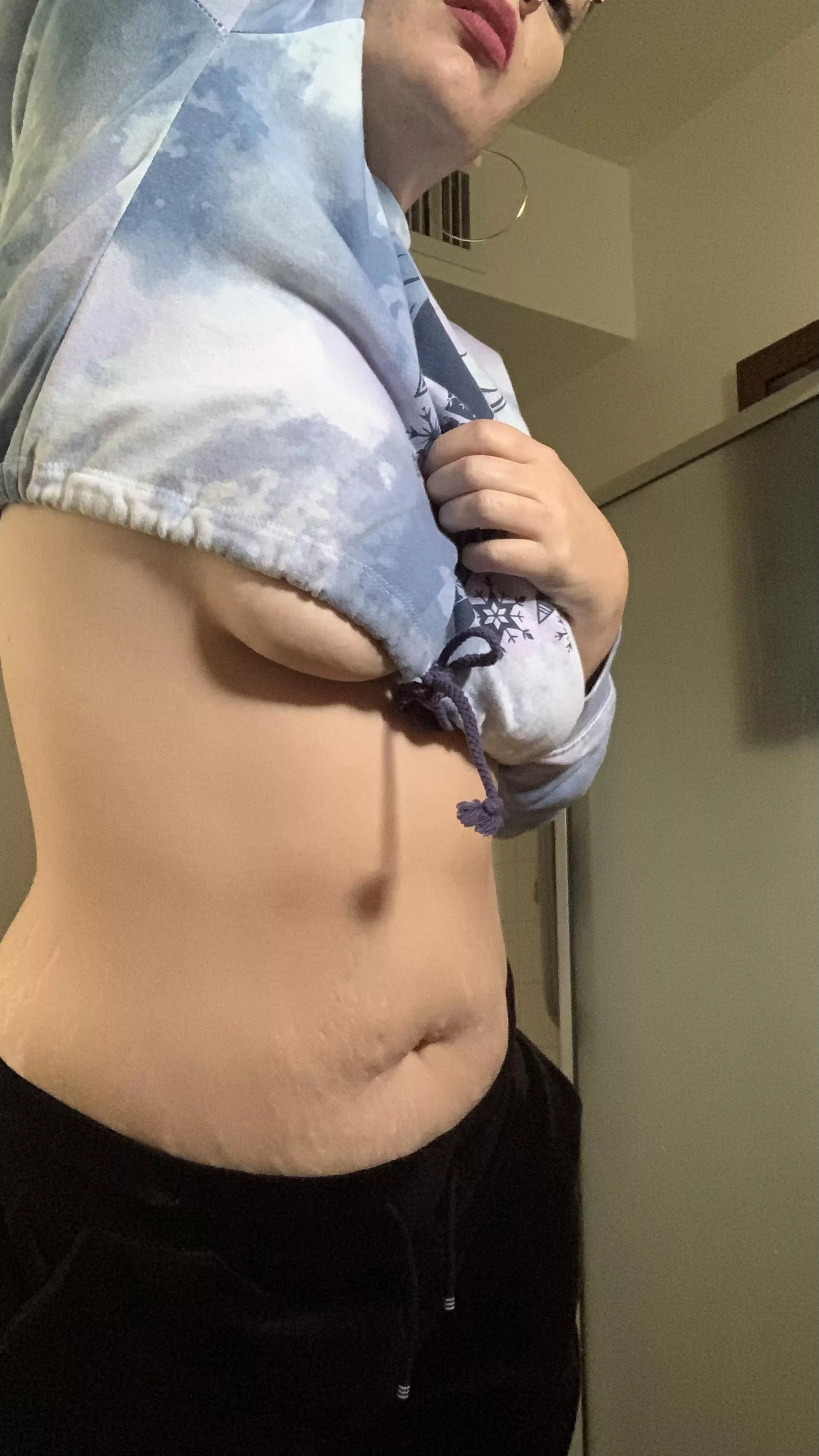 I think I need to return this sweater… I keep feeling a draft. (35f)