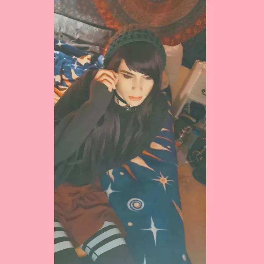 I think I was fixing my eyelashes here lol