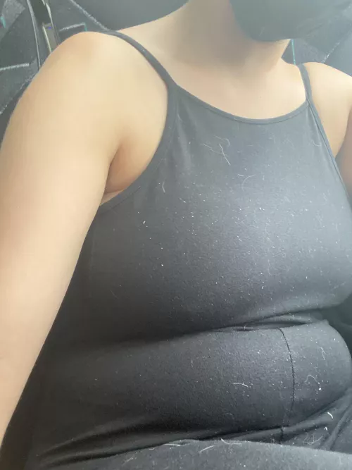 I think my belly looks a little… chubby