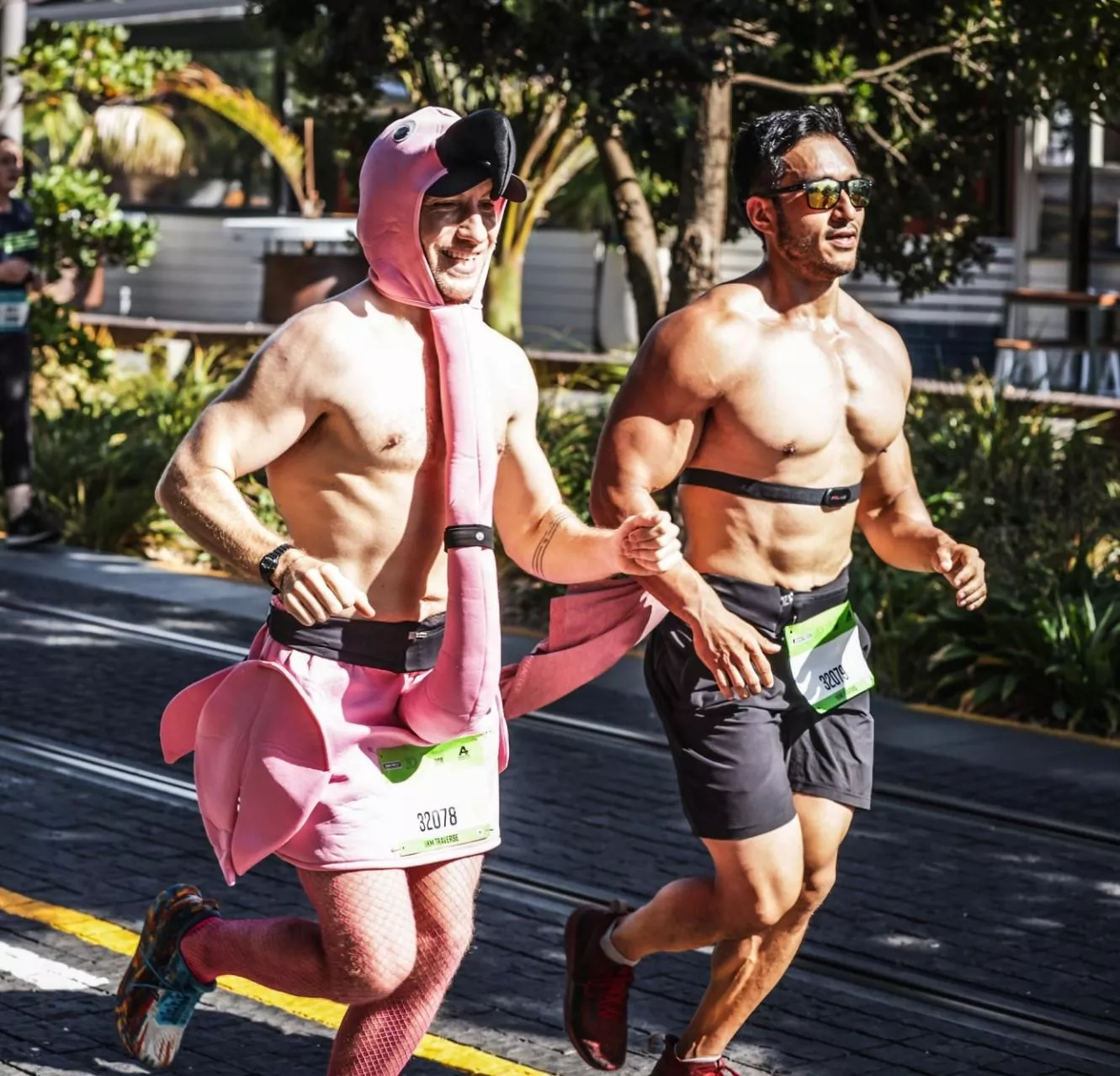 I think my boyfriend and I found the gayest way to run a marathon.