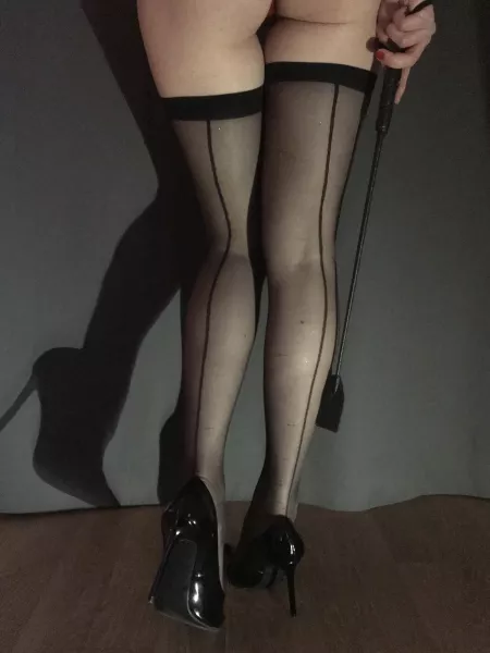 I think my legs were made for wearing stockings