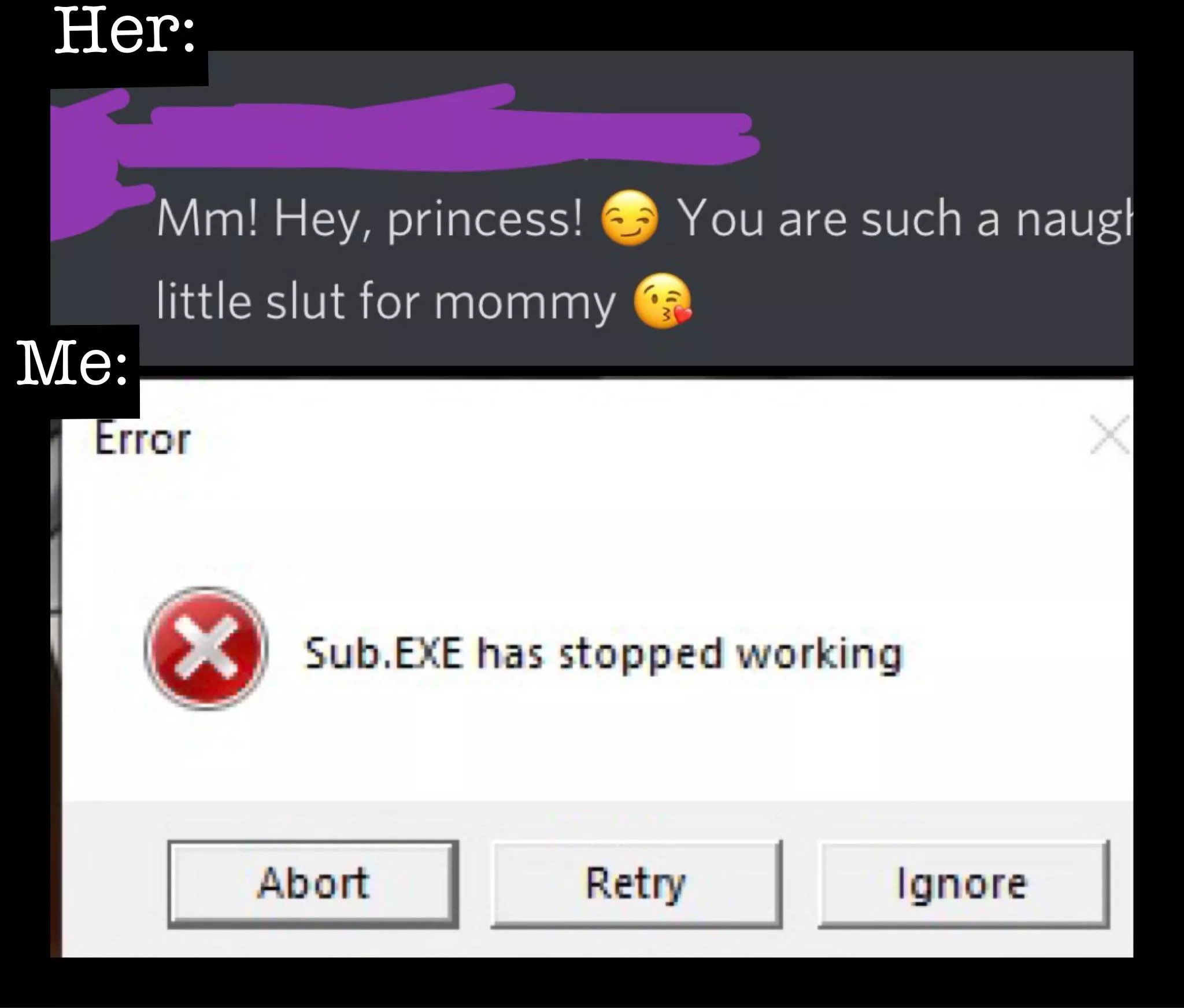 I think my source code corrupted 😂 sorry if this is too nerdy 😅