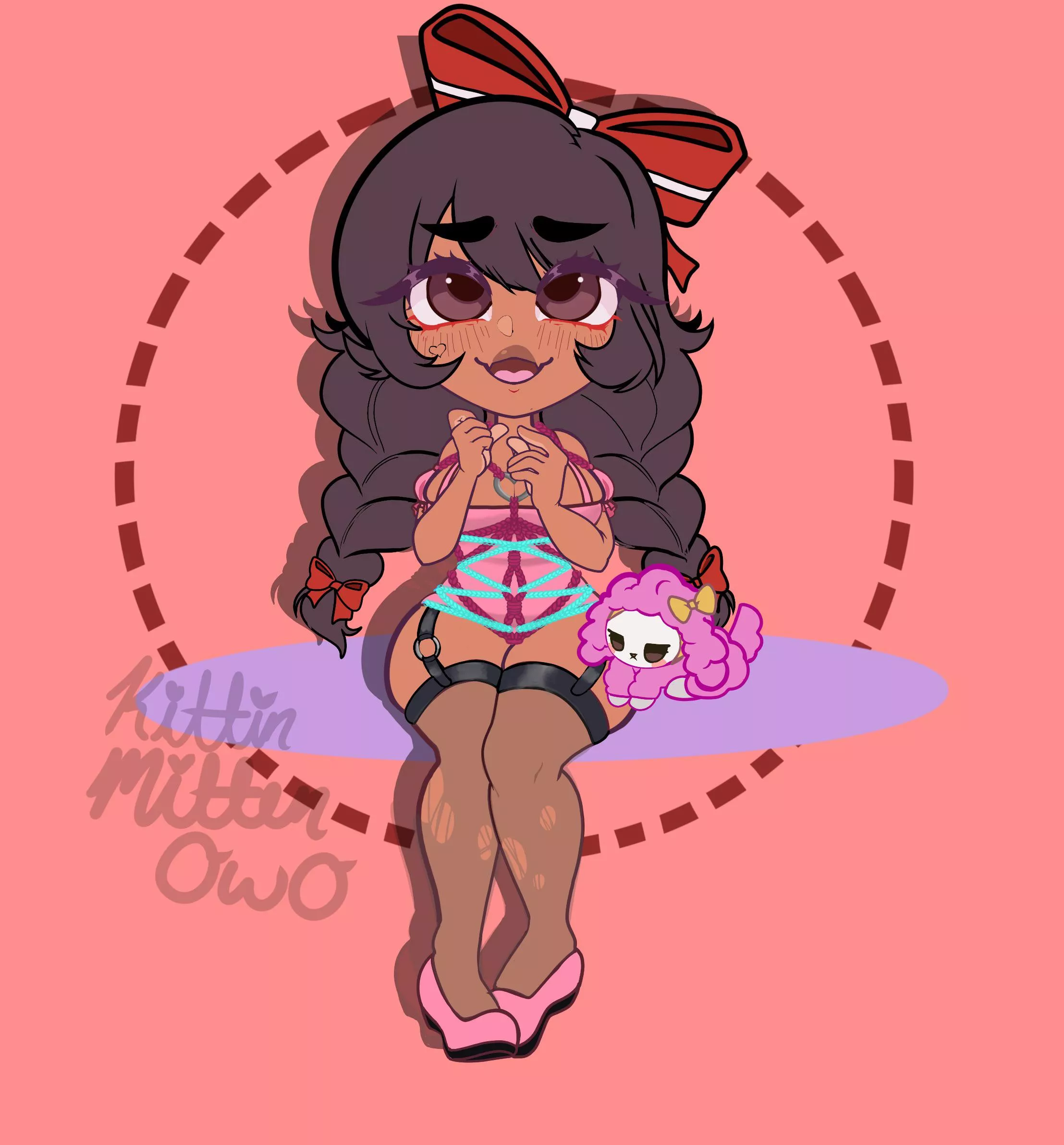 I think ropes in different colors is sooooo cute I just had to draw it!! ❤️❤️ I’m hoping someday to get some!~