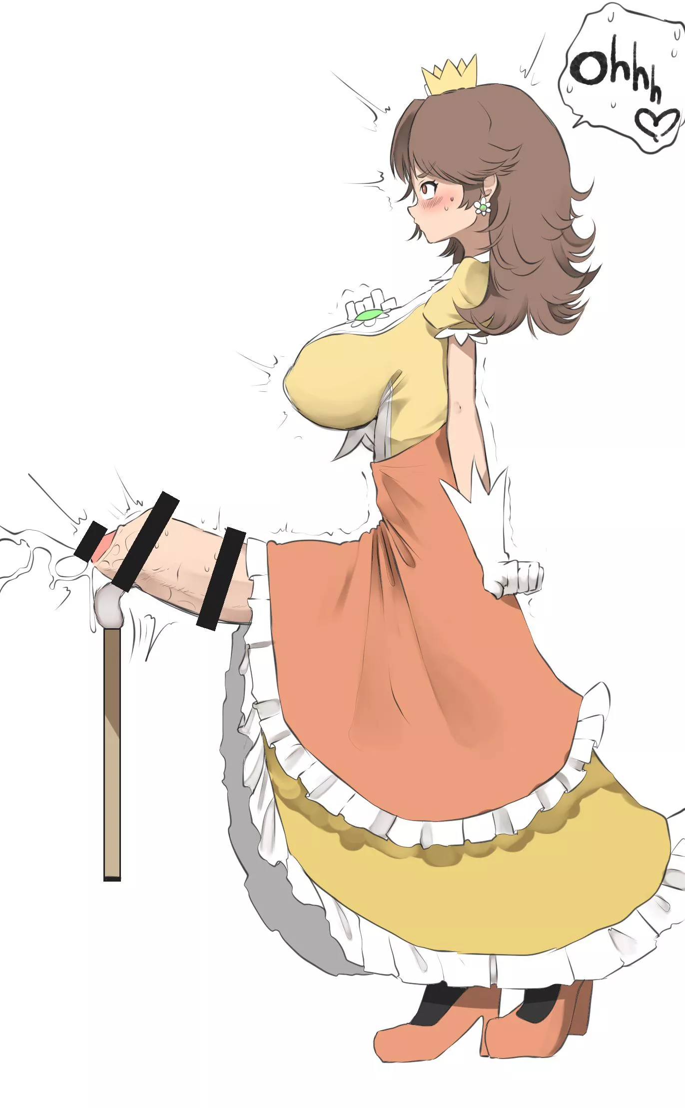 I think she brushed of on me a little