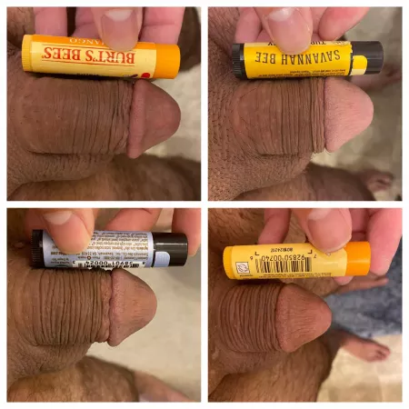 I think the chastity cage is workingโฆ dicklet is still shrinking and master is very happy.