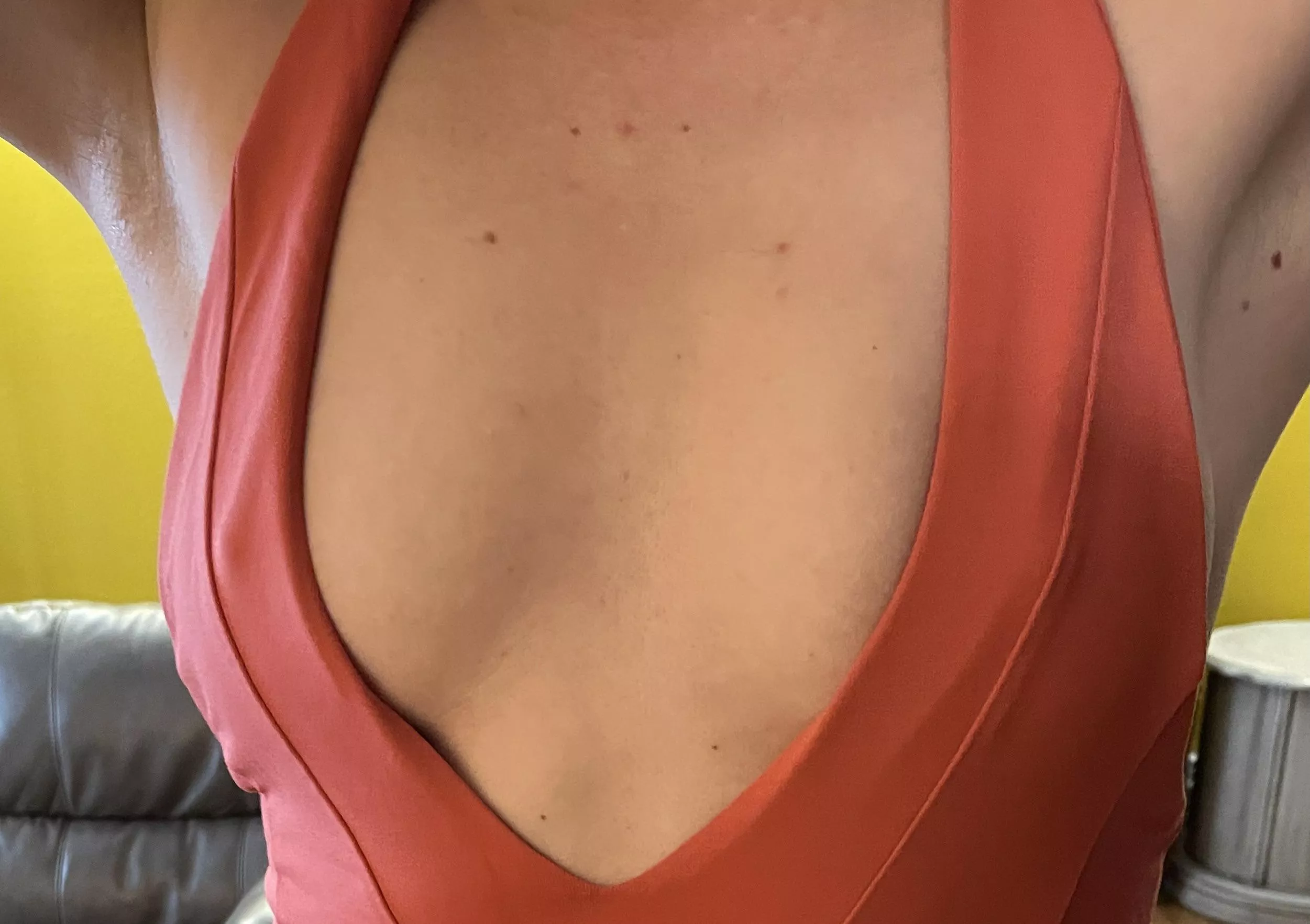 I think they look pretty good without a bra…