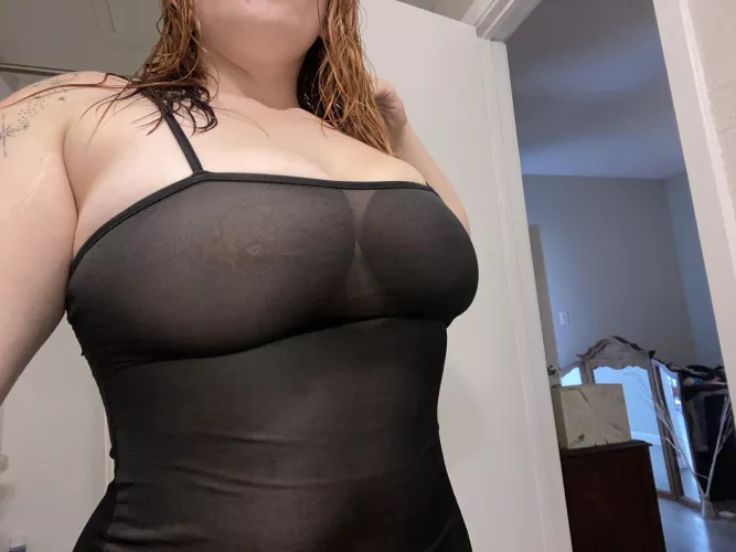I think this dress may be a little too standouts to wear out tonight β¦ what are your thoughts?