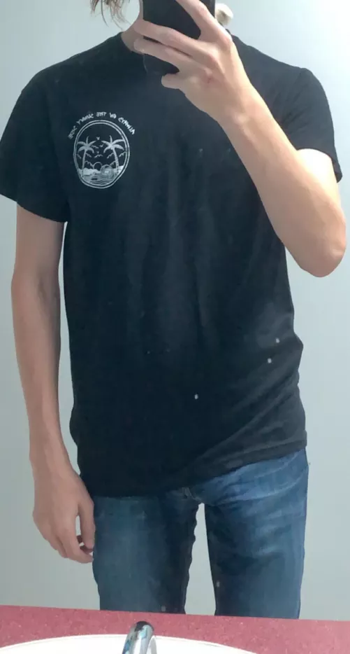 I walk around in public like this