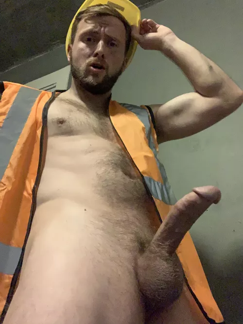 I walk in from a long day working construction, you smell my dried sweat thatโs permeating through my boxers. You grab my cock over my jeans and it grows bigger and bigger, pulsing. Youโre on your knees now..