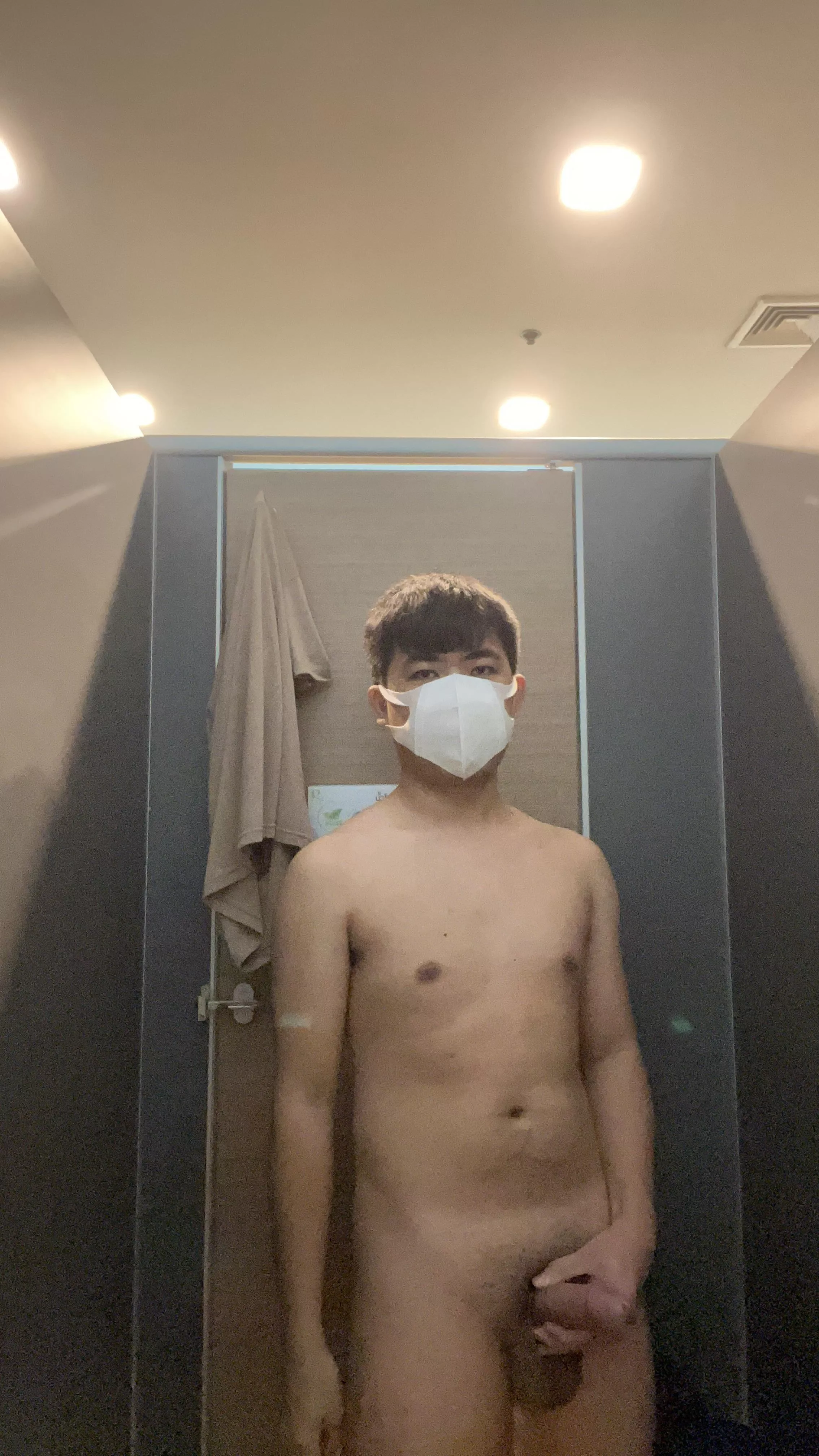 I wanna open the door but someone is outside