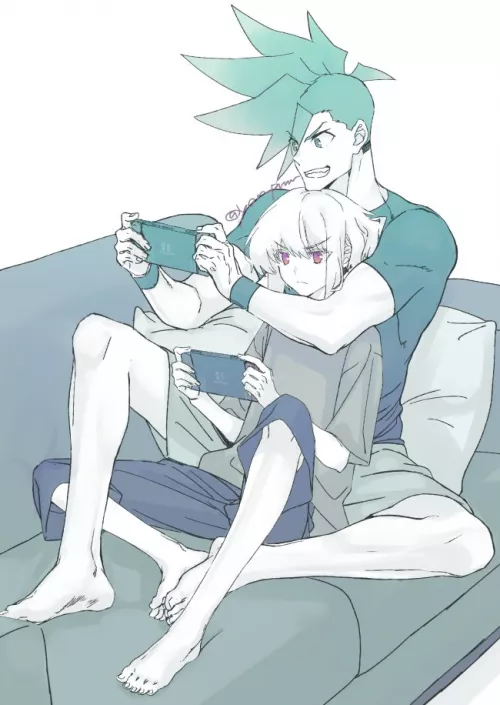 I want to find someone as cute as Lio and play games with him like this
