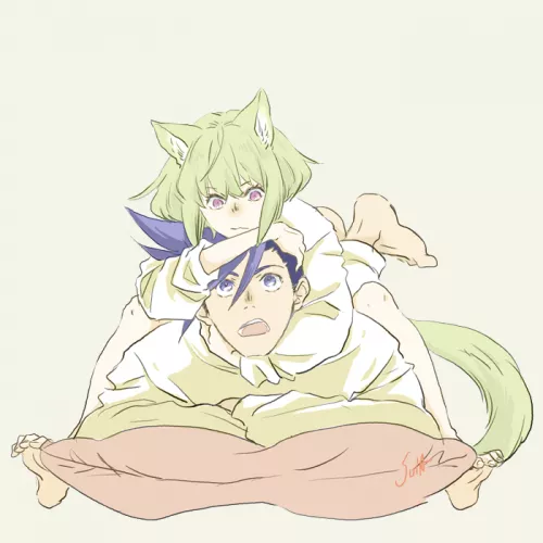 I want to find someone cute like Lio and do this