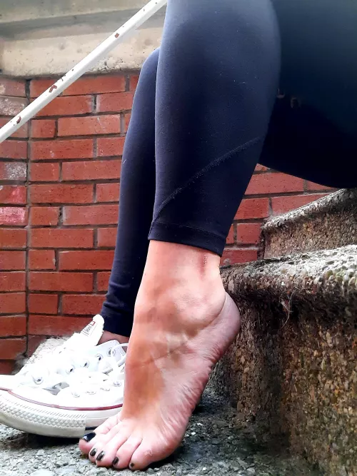 I want to put my sweaty foot on you after a long day π