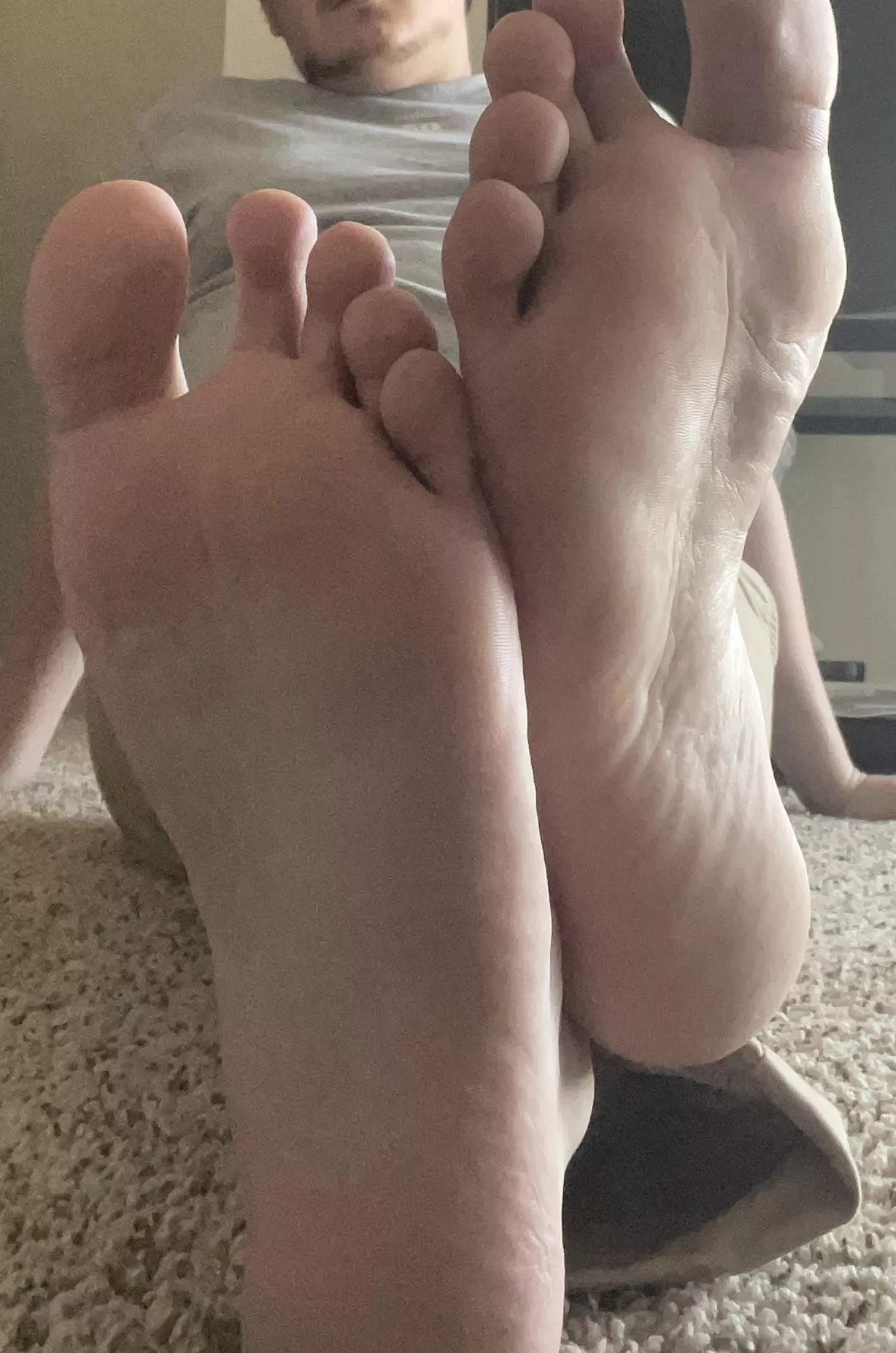 I want your spit and cum on my soles.