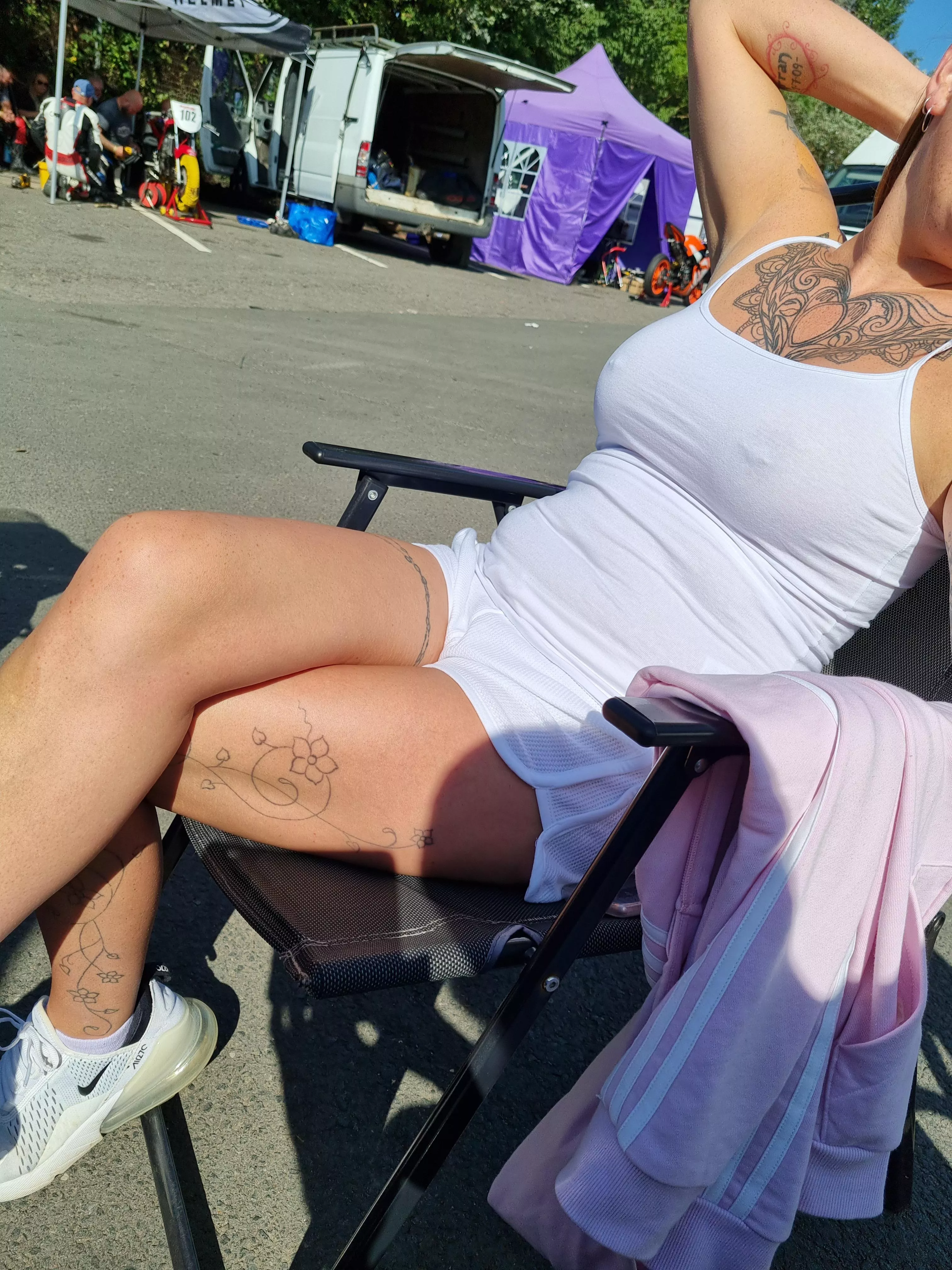 I wanted to distract all the other racers so my man would win