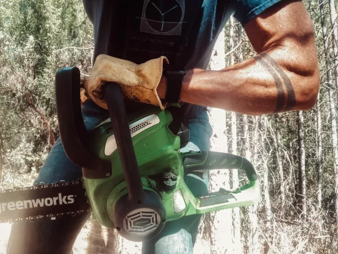 I was clearing land yesterday and thought you might enjoy seeing my tool. I was clearing land yesterday and thought you might enjoy seeing my tool.