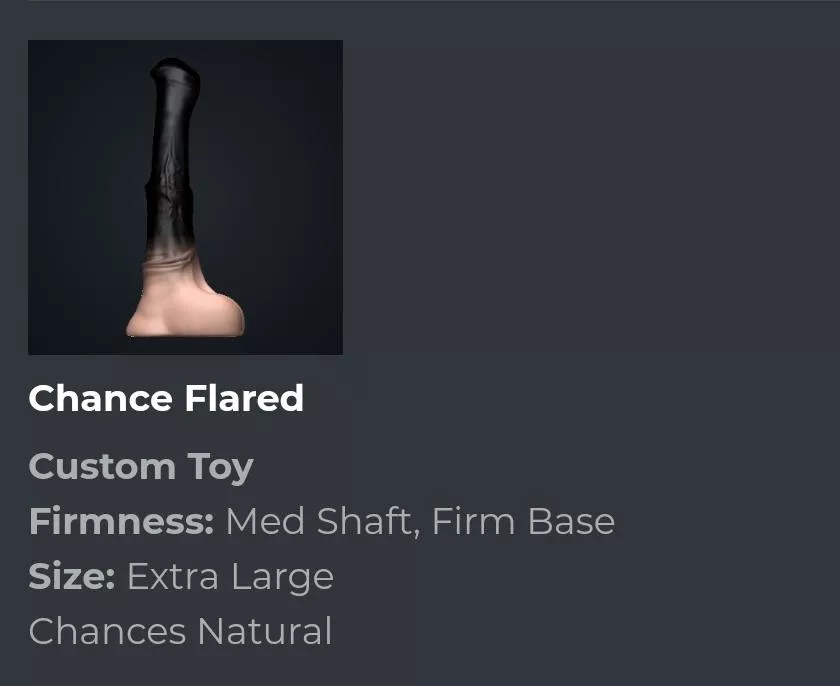 I was finally able to make a custom boy in the size and firmness I wanted. 😌