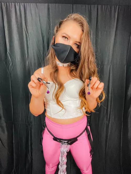 I was gonna add some sound fx before I fuck you. Get them nipples out for me slut 😈🔔