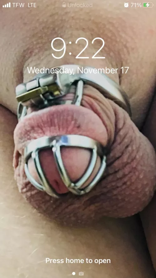 I was made to set this as my Lock Screen wallpaper until Iβm released. π