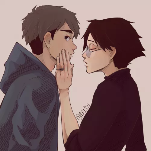 I was surprised at the lack of sunaosa dj's and fanart, they're amongst my favorite pairings in [Haikyuu]