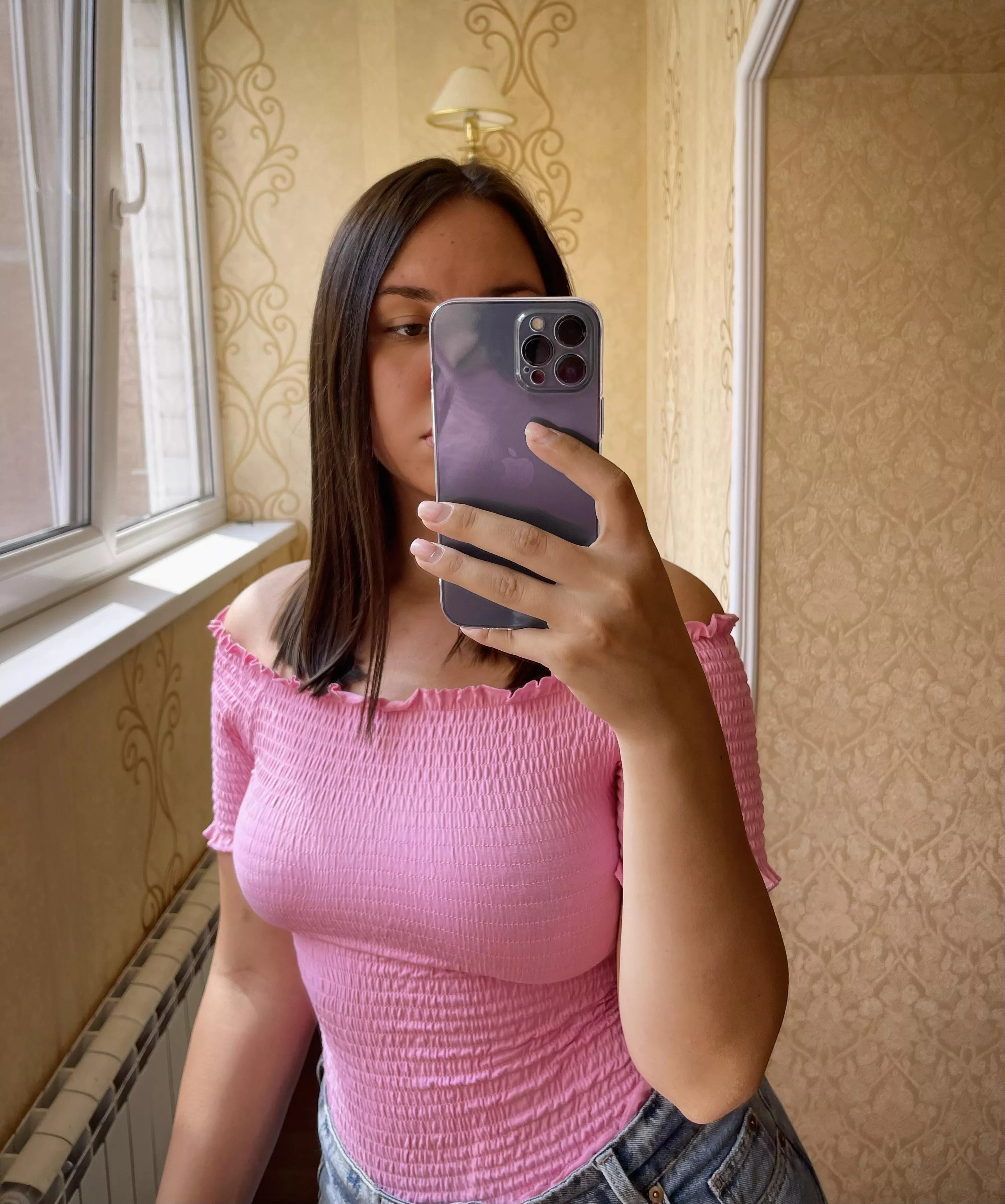 I was told that pink goes well with my hair color lol