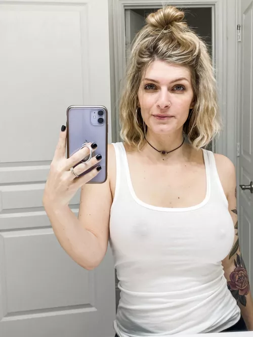 I wasnβt sure why my husband liked this shirt so much until I walked by a mirrorβ¦