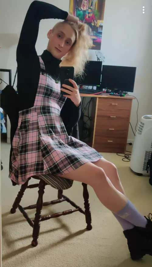 I went out yesterday all dressed up 😉