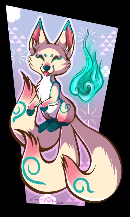 I went through my art files and wanted to share this cutie I drew about a year or so ago. I still like this one a lot🥰