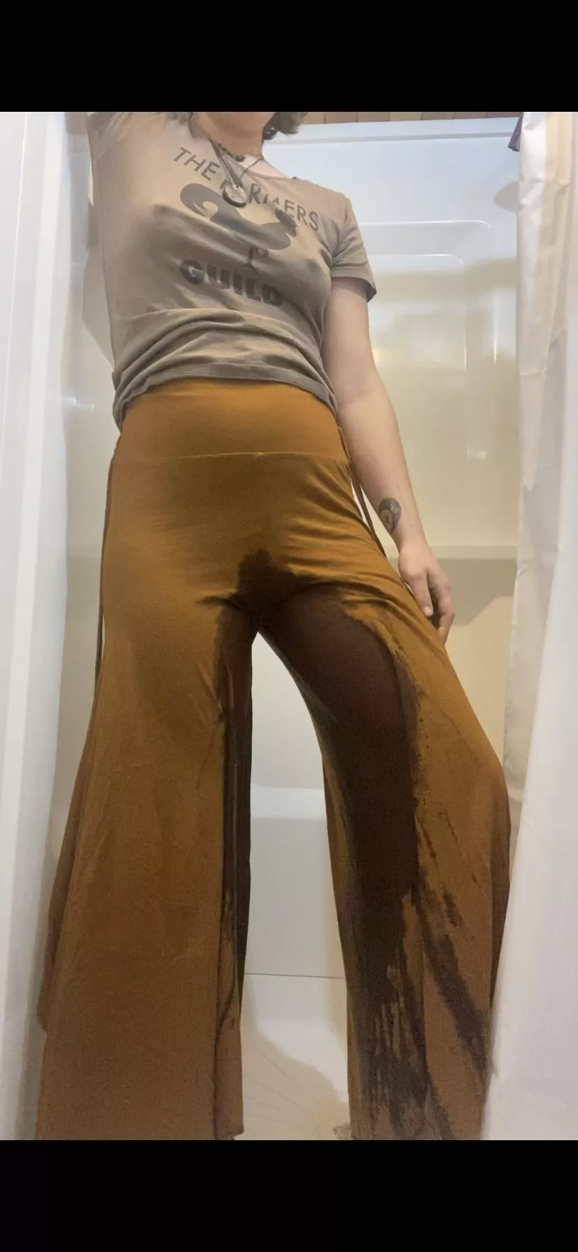 i wet my favorite flowy pants ?