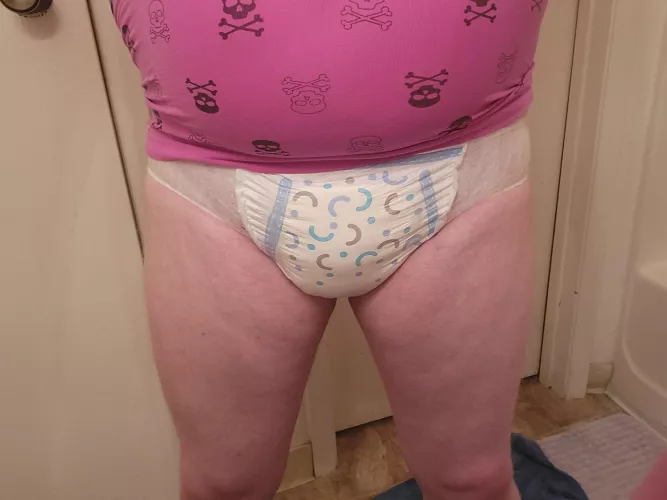 I wet my panties so I had to take a shower and pullup