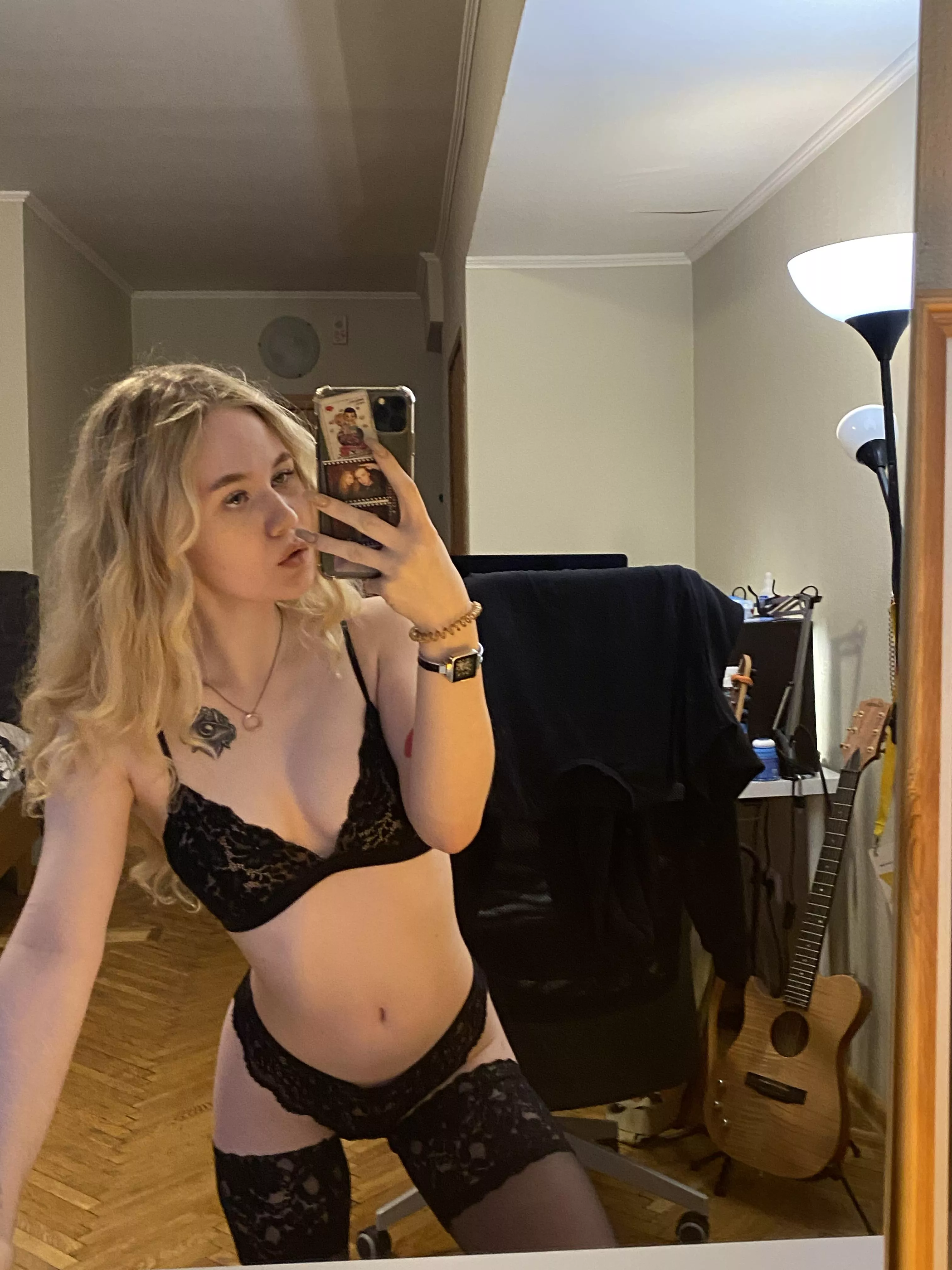 i will surprise my guitar teacher but not with a melody