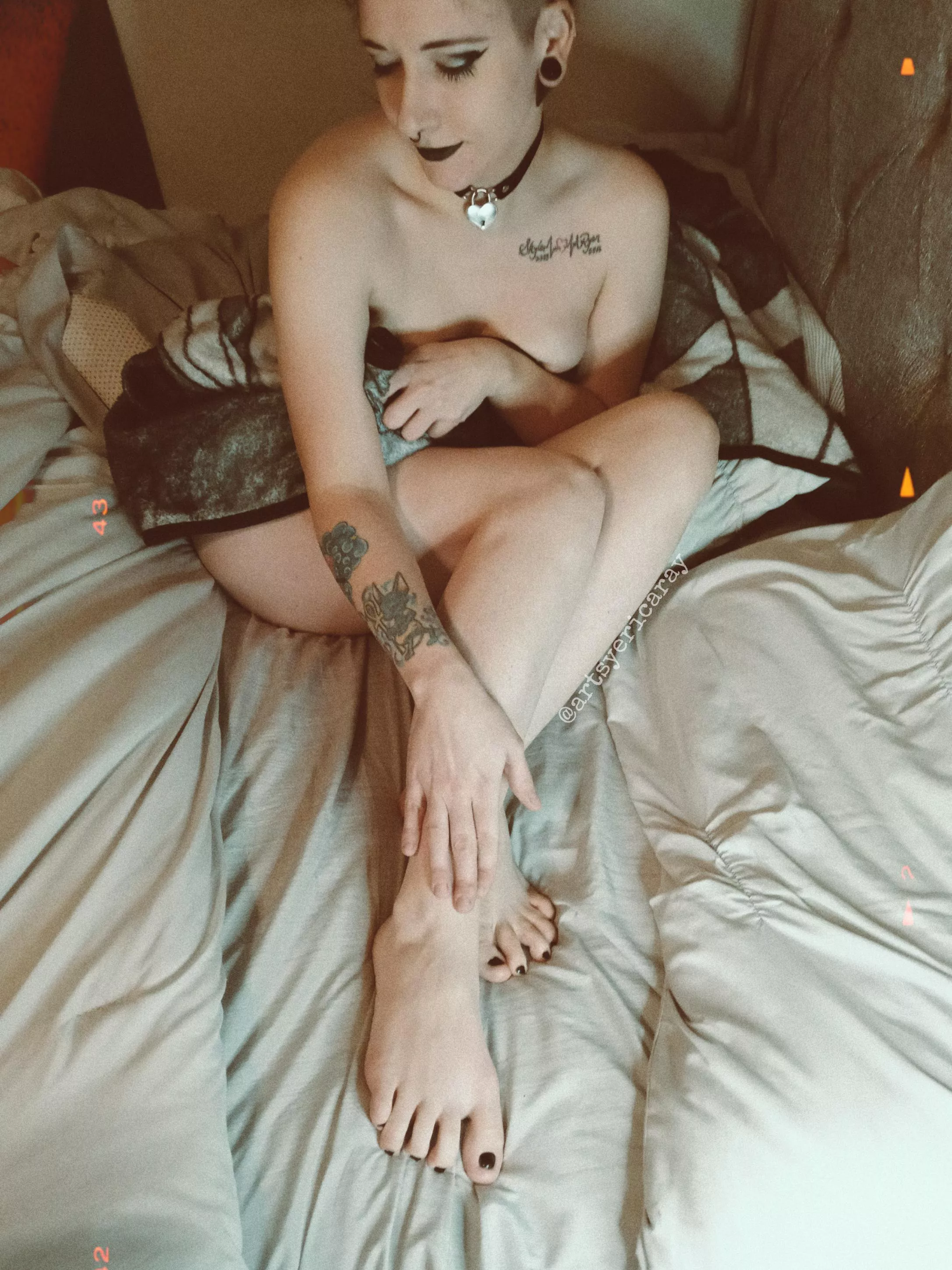 I wish you were here to give me a pedicure ?