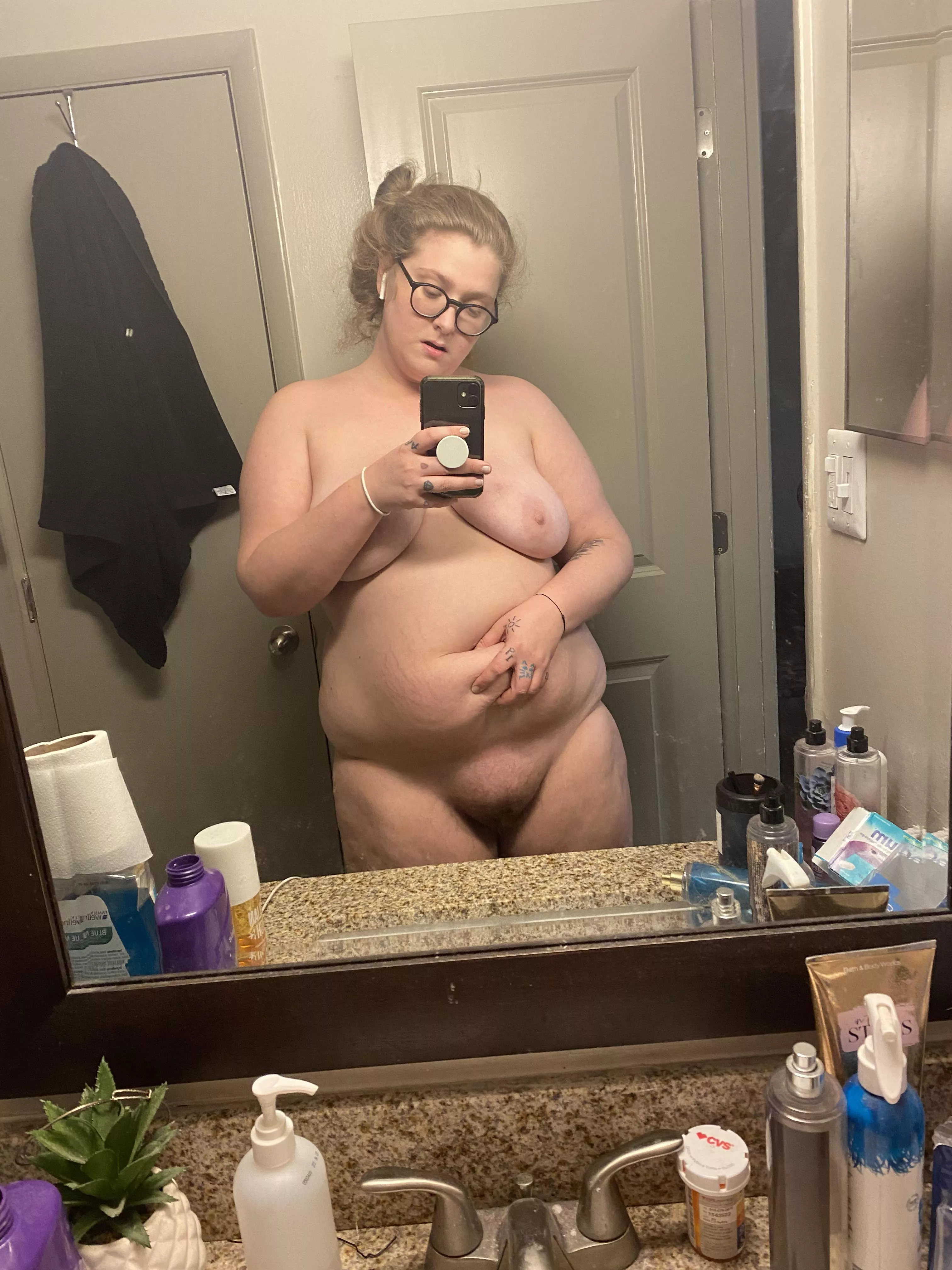 I wish you were the one holding my belly instead of me