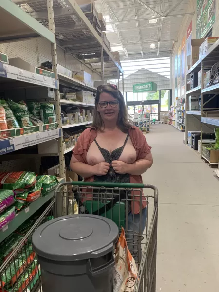 I wonder if the security cameras have caught my wife flashing?