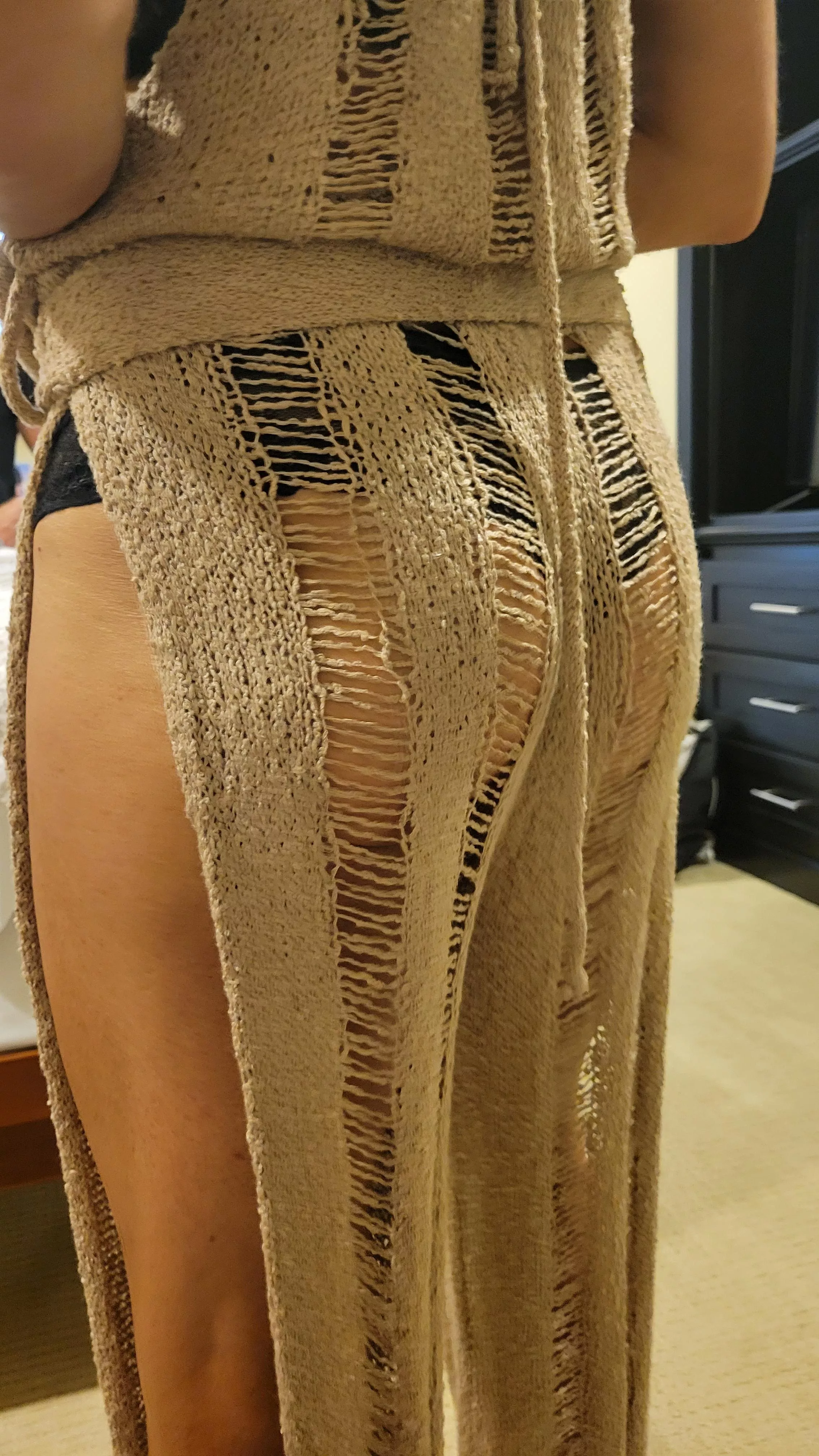 I wore this out this weekend. It was very popular at the bars. 🔥😈 [F] 49.