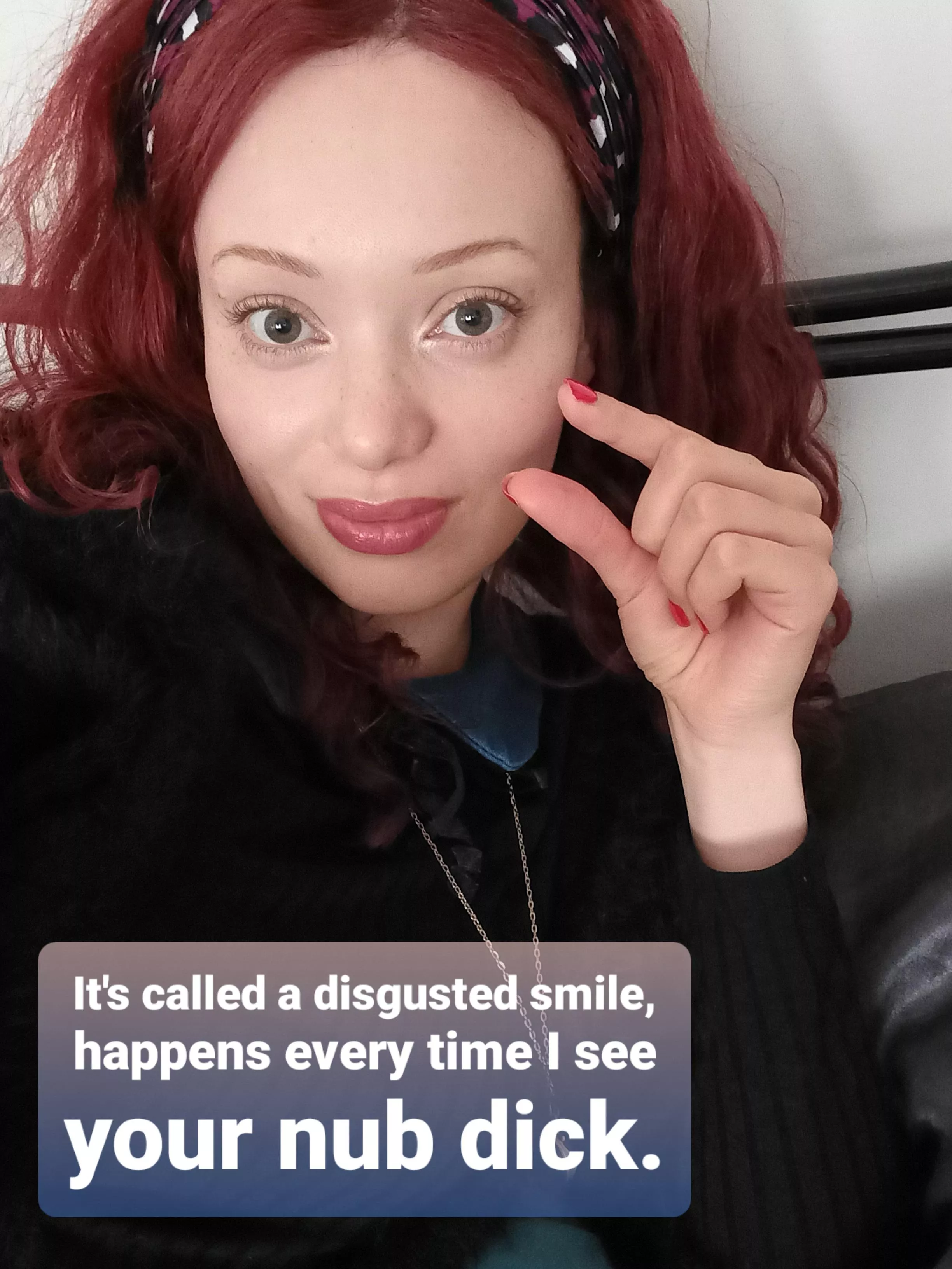 I would say I feel sorry for you but I don't. You'll have to kneel in front of me & beg to be useful in other ways! I would say I feel sorry for you but I don't. You'll have to kneel in front of me & beg to be useful in other ways!