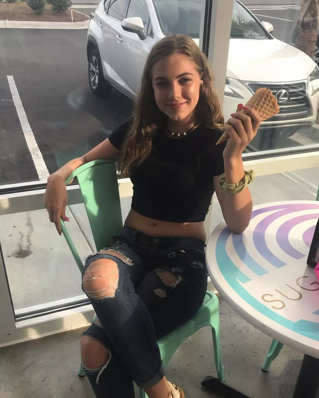 Ice cream and my belly Ice cream and my belly
