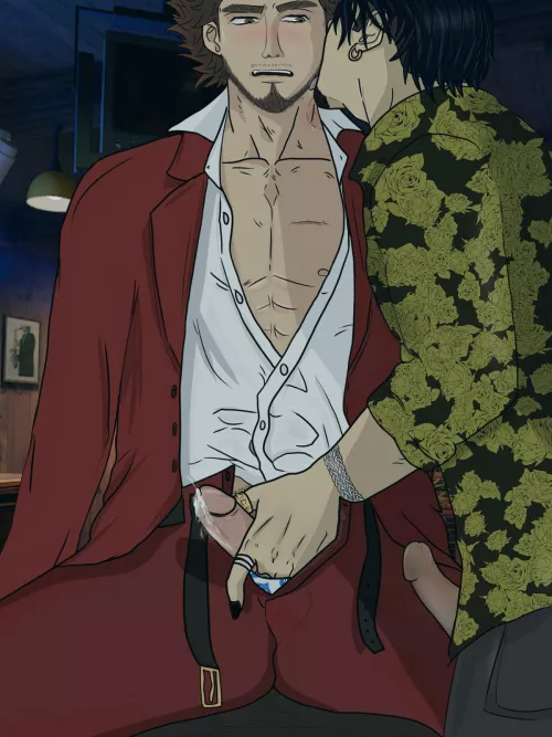 Ichiban x Zhao (Yakuza) (OC)