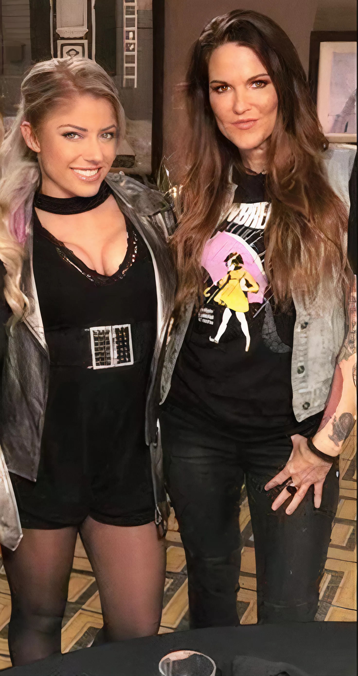 I'd do anything for this threesome of Alexa and Lita
