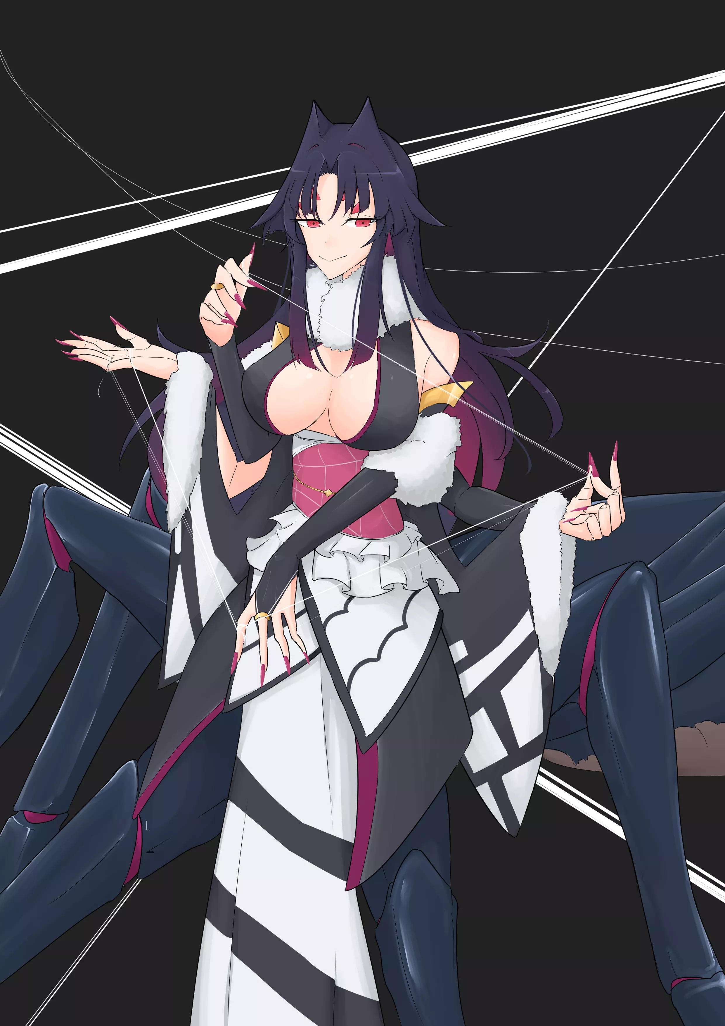 I'd like to get stuck in her web :P I'd like to get stuck in her web :P