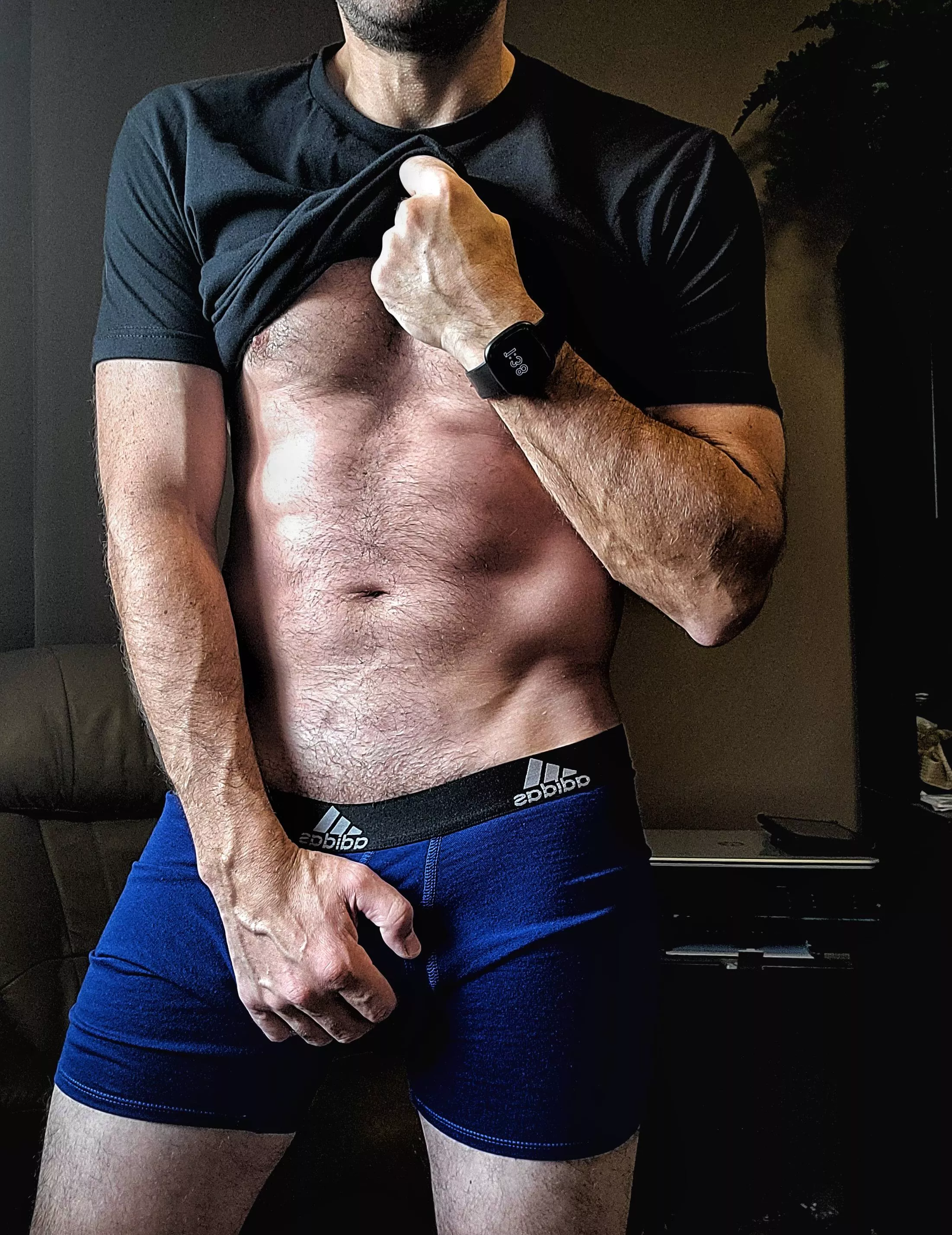 I'd much rather have my hands on you, instead