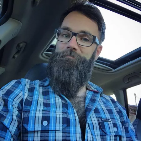 If a Viking was a stay at home dad. (That chest hair!)